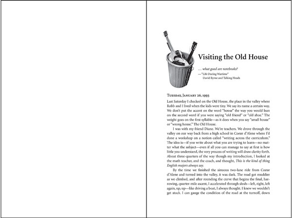 All the Way to Second Street main text chapter header
